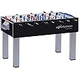 Garlando Calcio Balilla F-200 Evolution con Aste Uscenti Nero/Argento