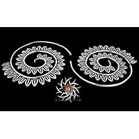 Silberne Ohrringe - Silberne spiralförmige Ohrringe - Zigeuner Ohrringe - Stammes-Ohrringe - ethnische Ohrringe - Indische Ohrringe - Erklärung Ohrringe - große Ohrringe - Silberschmuck