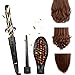 Produktbild Multi Haarstyler 3in1 Lockenstab, Haarglätt Glättereisen Lockenbürste mit hochwertiger Keramikbeschichtung Frisierstab Curler Bürste Rundbürste Haarstyling Haarstyler
