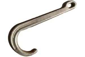 FPIGSHS Obstacles Voiture Crochet de remorque Crochet de chaîne suspendu de type J Accessoires de crochet de remorque de chaîne de transport de corde de chariot de câble de frein 4T Connexion de camion