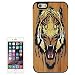 Produktbild Jusheng Muster Holzpaste Schwarz PC zurück Shell Case für iPhone 6 & 6S (SKU : S-IP6G-0356G)