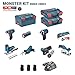 Produktbild BOSCH Kit 12V BMK8-28BD3 (GSR 12V-15 + GDR 12V-105 + GKS 12V-26 + GWS 12V-76 + GST 12V-70 + GOP 12V-28 + GSA 12V-14 + GLI 12V-80 + 3 x 2,0 Ah + GAL1230CV + L-Boxx 102 + L-Boxx 136 + L-Boxx 238)