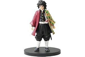 Tongyundacheng Tomioka Giyuu - Figura de acción de 16 cm, modelo de anime Kimetsu No Yaiba, estatua de PVC, coleccionables, adornos para decoración del hogar