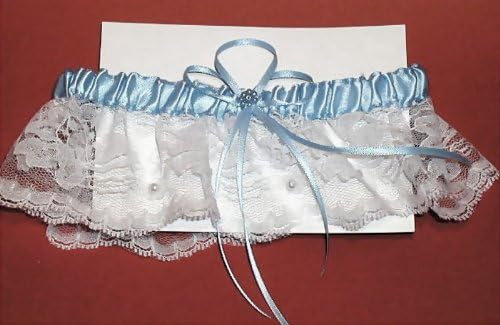 Blue Bride Wedding Bridal Accessories Lace Garter