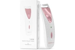 ‎TOUCHBEAUTY TOUCHBeauty Beheizte Wimpernzange Elektrisch,Wimpernformer Elektrische mit Silikon-Heizkissen,Schnelles und Langlebiges Natürliches Wimpern-Make-up-Werkzeug für Frauen AG-2003-BT (Rosa)