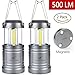Produktbild Moobibear Campinglampe led Laternen mit magnetischer Unterseite, 500 lumen 30 LEDs batteriebetrieben wasserabweisend zusammenklappbar Außenleuchte für Nacht Angeln, Wandern, Notfälle, 2 Stück