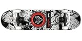 Eje de Chromoly de 5.25'' Bestial Wolf Urban Skateboard, Negro/Rojo/Blanco, Talla Única