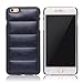 Price comparison product image iPhone 6/6S Case FREE Glass Protector, CHARITIK Slim Leather Case With Tempered Glass Screen Protection Soft Wax Surface Sofa Style (4.7, Navy Blue)