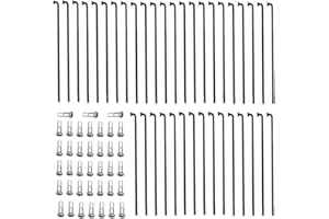 Ruikcoll Juego de radios Bicicleta de montaña (38 Piezas, con cabecillas)