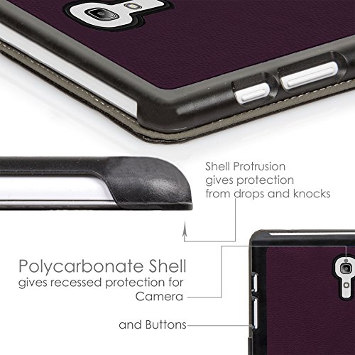 ForeFront Cases® Neue Leder Hülle / Tasche / Case / Cover für Samsung Galaxy Tab S 8.4 T700 – Rundum-Geräteschutz und intelligente Auto-Sleep-Wake-Funktion mit 3-JAHRES-GARANTIE VON FOREFRONT CASES – inkl. Eingabestift und Displayschutz - 7