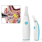 Electric Ear Cleaner with Three Different Sizes’ Silicon Spiral Cleaning Tips, Ear Wax Removal & Great Ear Massage Tool