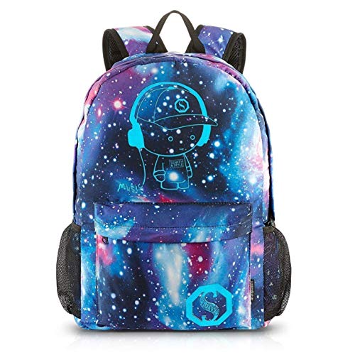Kinxor Zaino scuola unisex Oxford Anime Cartoon illuminato zaino scuola Daypac