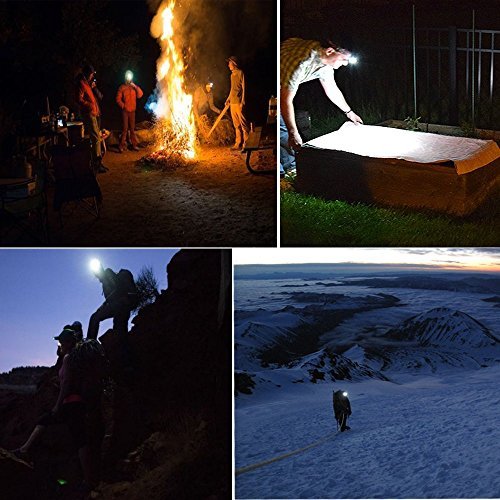 Boruit LED Stirnlampe Kopflampe LED-Hauptfackel, XM-L T6 2000 Lumen-LED-Scheinwerfer wasserdichte Zoomable nachladbares Scheinwerfer-Taschenlampen-Kopf-Lampen-Licht für das kampierende fischende das Radfahren laufende wandernde Jagd-kletternde Sicherheits-Licht - 8