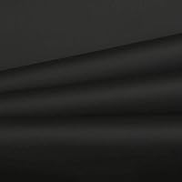 THICK BLACK FIRE RESISTANT RETARDANT FAUX ARTIFICIAL LEATHER LEATHERETTE UPHOLSTERY VINYL FABRIC PER METRE X 137 CM WIDTH on