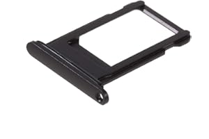 jbTec SIM Tray Card Holder Compatible with Apple iPhone 8 - Single Slot Sledge Frame SIM Card Holder, Colour: Black