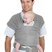 Baby Wrap Carrier,Extra Soft and Lightweight Baby Sling with Premium Materials 100% Lifetime Guarantee by SeccoPro Baby Carrier for Infants with High Quality Fabric,Gray