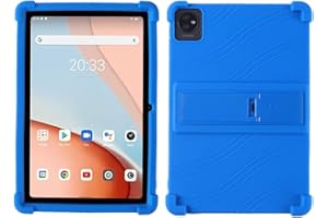 FKQLH Custodia per Blackview Tab 7 WiFi, Silicone Morbido Skin Leggero Custodia Protettiva per Bambini Supporto Cover per Blackview Tab 7 WiFi Tablet 10 Pollice, Blu Scuro