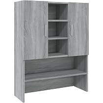Mobile Per Lavatrice In Rovere Sonoma VidaXL - 70,5x25,5x90 Cm, Con 2 Ante E 9 Scomparti