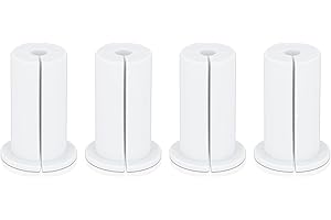 DPOFIRS Ojal de Buje de Pared para Kit de Enrutamiento de Ojal de Cable Ethernet para Ojal de Paso de Pared de Cable de Goma de 1 Pulgada para Hogar y Exterior, 4