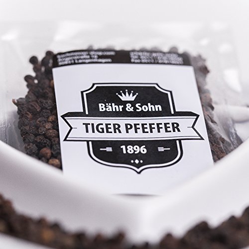 Skeppshult Swing Pfeffermühle und Kräutermühle aus Gusseisen inkl. Bähr Tigerpfeffer, Deckel Eiche - 3