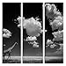 Produktbild JP London 3 Panels bei 16 in von 48 in ltcnv1 X 299679 JPL und Alberto ghizzi panizzapresent Gone Afrika Giraffe Cloud Triptychon 3 große insgesamt Schwerer Galerie Wrap Leinwand, extra groß
