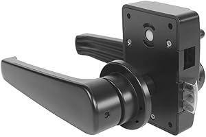 Sileduove Serrure de Porte en Alliage pour Camping-Car, Toilettes, Salle de Bain - Poignée de Levier pour Yacht, Caravane, Bateau