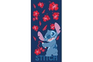 Aymax Serviette de Place Disney Stitch 90x170cm 100% Polyester
