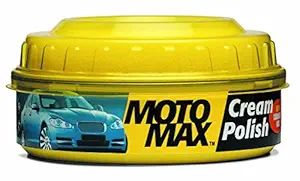 MOTOMAX Bike & Car Cream Polish (230 gm) with Carnuba Wax and Micro Polishing Agents | Protects and Shines Cars, Bike, Motorcycle | Water Repellent Polish for all Auto Care needs | Removes Minor scratches |