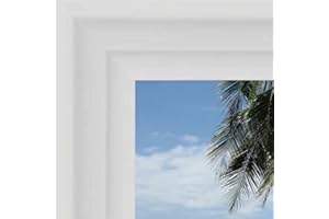 RK CADRES Caisse américaine pour Une Toile Format Figure 6 33x41 / 41 x 33 Cadres Caisse Americaine Blanc, 4 cm de Largeur, Cadre en Bois