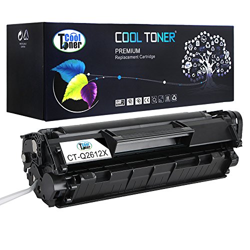 Cool Toner XL JUMBO kompatibel toner fuer Q2612A FX10 kompatibel toner fuer HP LaserJet 1010 1012 1015 1018 1020 1022 3015 3020 3030 3050 3050Z 3052 3055 M1005MFP M1319MFP, schwarz,3000 Seiten, Q2612A