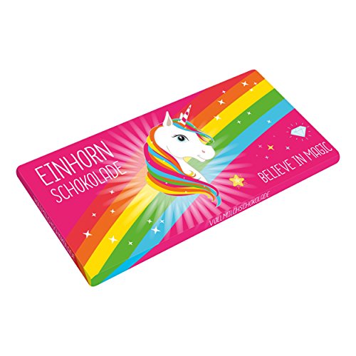 Preisvergleich Produktbild Einhorn Schokolade Belive in Magic Vollmilch (80g Tafel)
