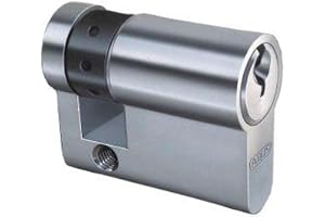 ABUS 32752 Dörrcylinder, Silver | Kan endast användas på långsidan – inkl. 3 nycklar, lämplig för garage och liknande applikationer