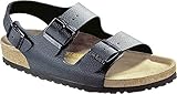 Weichbettung BIRKENSTOCK Home Sandale Milano Black Weichbettung Gr. 35-48 034461 + 034463, Größe + Weite:44 normal