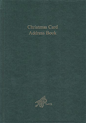 Download Dataday Christmas card address book green large. 153 mm x 217 mm