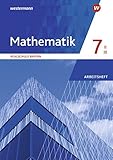 Mathematik - Ausgabe 2016 für Realschulen in Bayern: Arbeitsheft 7 WPF II/III mit Lösungen by