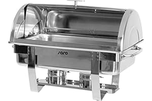 Saro 213 – 4070 Chafing Dish con coperchio a ribalta, 1/1 GN, Dennis
