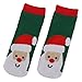 Toddler Baby Boy Girl Christmas Socks Gifts (4-6Y, Santa Claus Print)