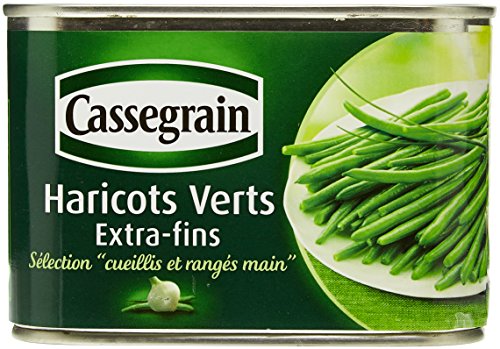Haricots verts extra-fins, petit oignon ...