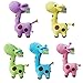 1x Cute Giraffe Soft Plush Toy Animal Dolls Baby Kid Birthday Party Christmas Gift (Random Colour)