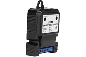 Haofy Solar Charge Controller, PWM 6V/12V 3A Portable Solar Panel Charger Controller Regulator with LED Indicator New
