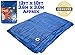 Produktbild Premier Qualität 12 ft x 10 ft Abdeckplane Heavy Duty Stark Blau Wasserdicht Boden Deckblatt) Dunkelviolett
