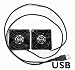 Produktbild Coolerguys Dual 60 x 60 x 25 mm USB Fan Set