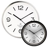 Funksteuerung: stellt die Uhrzeit automatisch ein • Automatisch aktivierte Zifferblatt-Beleuchtung • Leicht ablesbares, großes Ziffernblatt • Licht-Sensor: schaltet die Beleuchtung automatisch ein • Zeitloses Design: Rahmen aus Edelstahl