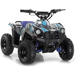 Mini Quad Elettrico 800W Mikmotor E-Quad King Kong Blu