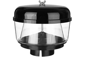 Beauneo 3.5 Pulgadas 88Mm Trampa de Agua Cabeza de Snorkel Cabeza de de Aire Prefiltro de Flujo de Aire Cabeza de Snorkel de Coche Copa de Arena de de Snorkel para Nissans