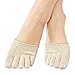 Produktbild 5 Paar zehlinge damen, Toe Topper Socken für Frauen Nahtlose Half Toe Vorfuß Socken Kissen für High Heel Liner Socken