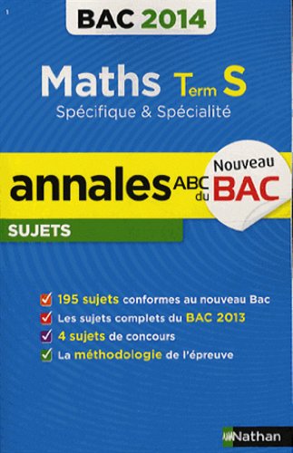 Annales : Mathématiques Term. S