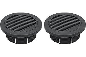 iSpchen 2 Stück Standheizung Luftauslässe 90mm Auto Lüfterheizung Luftauslass Heizungskanal Zubehör für Luftheizung Standheizung A/C Lüftungsschlitze Auto Bus Boot Entlüftung Auslass
