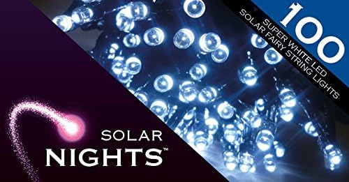 Solar Nights - Solar Fairy Lights - 100LED - White