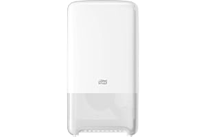 Tork Distributeur murale Double pour Papier Toilette Rouleau Mid-size blanc T6, grande capacité, gamme Elevation, 557500